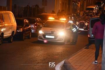 Papá Noel visita de sorpresa Lomo Magullo (Telde)/Francisco Javier Santana.